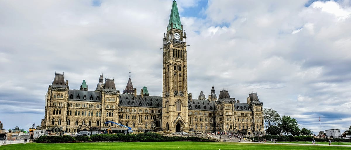 Centre Block and the Peace Tower on Parliament Hill, Ottawa